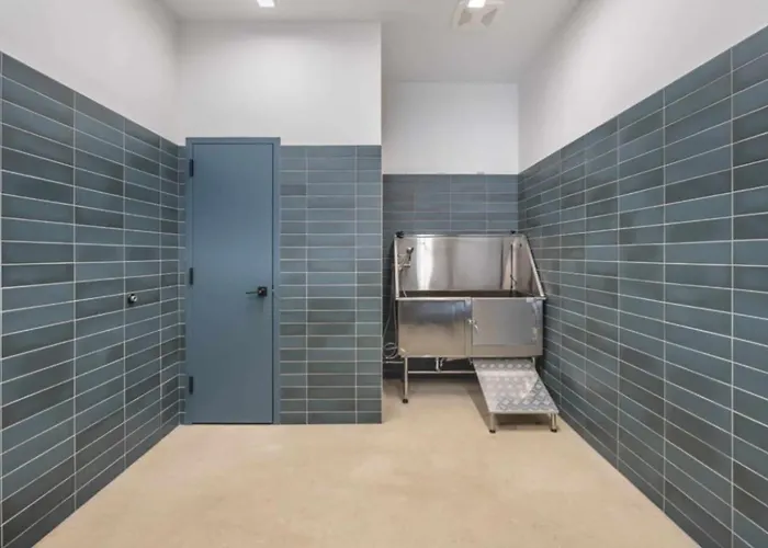 Modern W/ Hulu, Gym & Parking Near Shopping Apartment